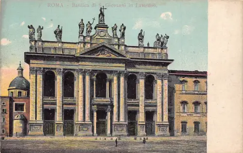 L257 Italien ROM - Basilica di S. Giovanni in Laterano. alte postkarte