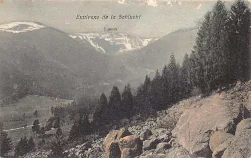 A142 Frankreich 1914 Environs de la Schlucht Honeck Vintage Postkarte