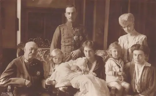 L039 Deutschland Deutsch Braunschweig Familie Königtum Postkarte