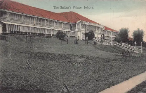 L253 Malaysia Johore Der Sultanspalast Postkarte