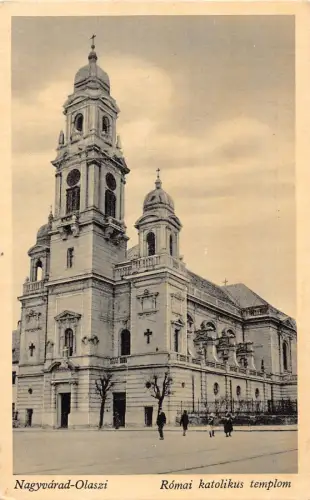 B299 Rumänien Oradea Nagyvarad Romai Katolikus Tempel Kirche Biserica AK