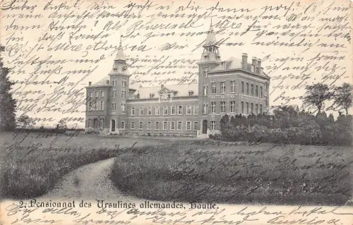 A134 Belgien 1904 Pensionnat Ursulinen Allemandes Bautte alte Postkarte