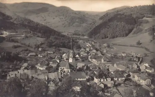 L156 Deutschland 1928 Schönau (Wiesental-Schwarzwald) 530 m UE M alte Postkarte