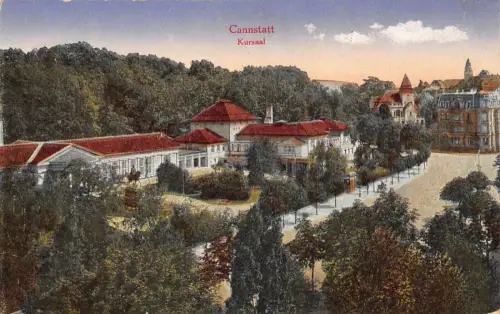 L210 Deutschland 1934 Cannstatt Kursaal alte Postkarte