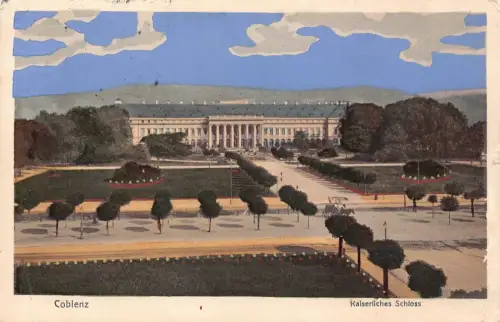 L211 Deutschland 1911 Kaiserliches Schloss Schloss Vintage Postkarte