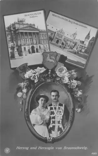 L094 Deutsches Königtum Herzog Ernst August von Braunschweig und Herzogin Postkarte