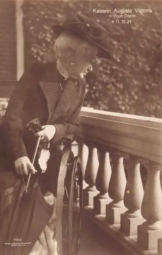 L039 Deutschland Kaiserin Auguste Victoria in Doorn Königtum Postkarte