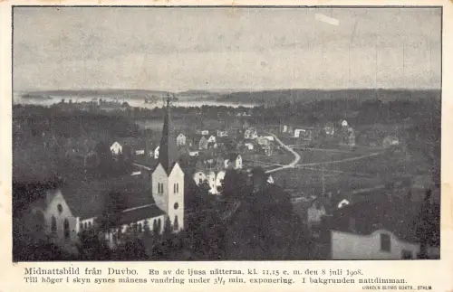 Schweden Duvbo 1908 alte Postkarte