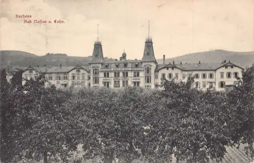 Deutschland 1911 Bad Nassau a Lahn Kurhaus Vintage Postkarte