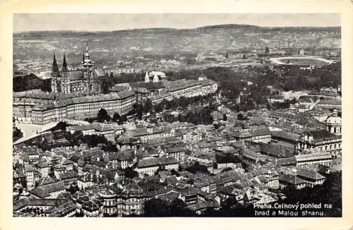 Tschechien 1940 Prager Burg Hradschin Viertel Mala Strana 2.WK Feldpostkarte