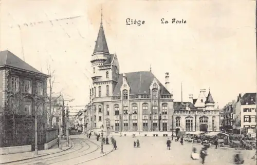 Belgien Lüttich La Roste Platz 1915 1. Weltkrieg Feldpostkarte