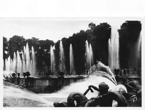 Frankreich Versailles Brunnen Neptun Grandes Eaux Vintage Postkarte