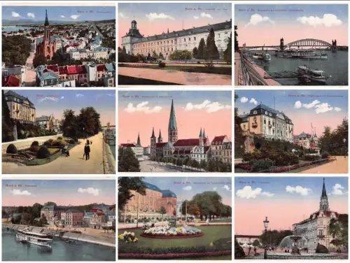 Deutschland Bonn a Rh Brücke Kirche etc Lot 9 Ansichtskarten C336