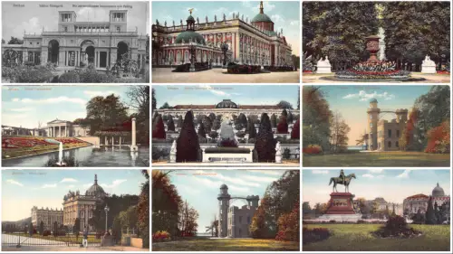 Deutschland Postdam Burg Gesamtansicht etc Lot 9 Ansichtskarten C339