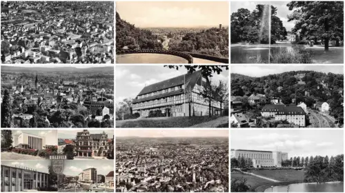 Deutschland Bielefeld Gesamtansicht Haus RPPC etc Lot 9 Ansichtskarten C339