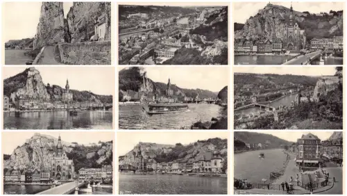Belgien Dinant verschiedene Ansichten Lot von 9 Ansichtskarten C341