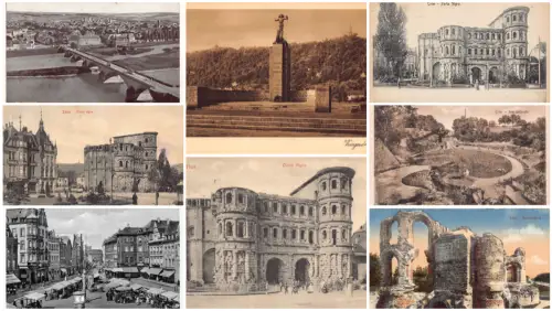 Deutschland Trier Porta Nigra Brücke Ruine etc Lot 8 Postkarten C339
