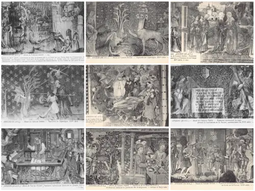 Frankreich Angers Musee de l'ancien Eveche Museum Lot 9 Postkarten C345