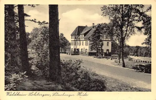 Deutschland Waldheim Lohbergen Hotel Restaurant Pension Lüneburger Heide AK