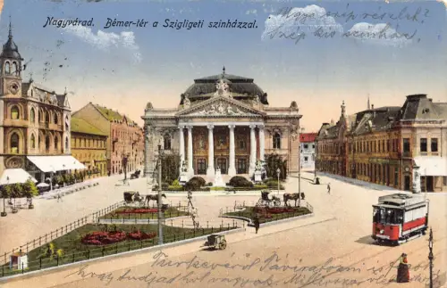 L514 Rumänien Oradea Nagyvarad 1916 Bemer ter Straßenbahn Vintage Postkarte