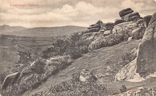 England 1924 Lustleigh Cleave Vintage Postkarte