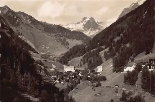 Schweiz Binn mit Ofenhorn Hotel Ofernhorn RPPC Vintage Postkarte