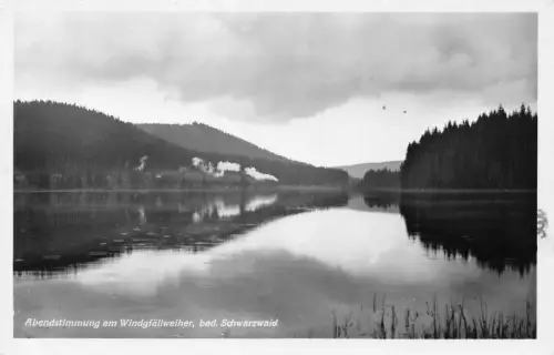 L324 Deutschland 1940 Abteilung am Windgfaellweiher Bad Schwarzwaid RPPC Postkarte