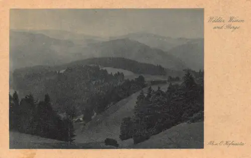 L322 Deutschland Waelder Wiesen und Berge Thüringer Wald Hohe Rhön AK