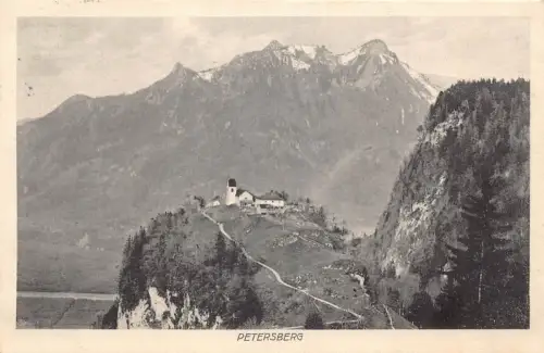 A076 Deutschland 1917 Petersberg Berghäuser Postkarte