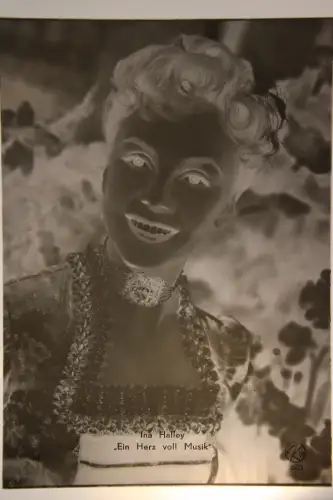 Vintage Glasnegativ Platte Glassnegative  Ina Halley