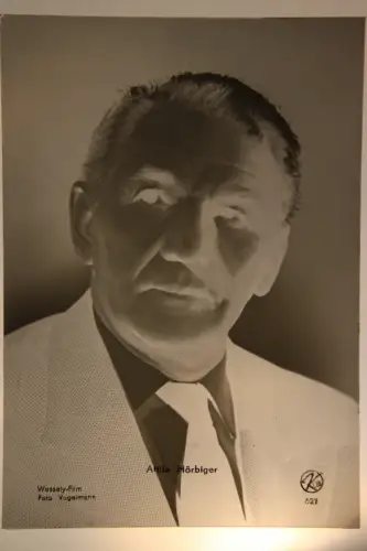 Vintage Glasnegativ Platte Glassnegative  Attila Hörbiger