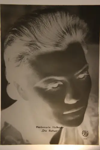 Vintage Glasnegativ Platte Glassnegative  Heidemarie Hatheyer