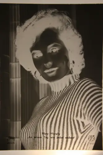 Vintage Glasnegativ Platte Glassnegative Mary Murphy