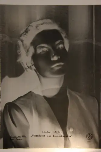 Vintage Glasnegativ Platte Glassnegative Lisabeth Müller