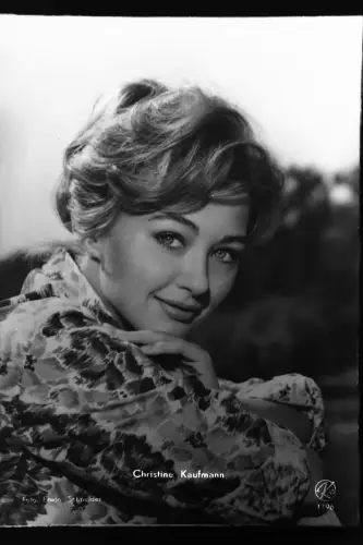 Vintage Glasnegativ Platte Glassnegative Christine Kaufmann