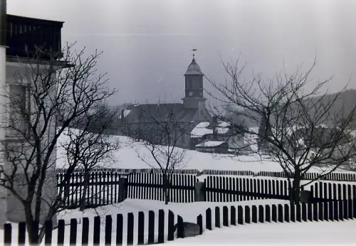Orig Film Negative 9 Stk.  DDR Erzgebirgskreis  - Winter 1960s