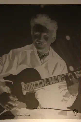 Vintage Glasnegativ Platte Glassnegative Tommy Steele