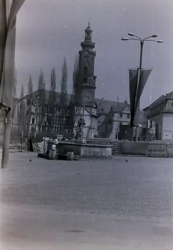 Orig Film Negativ DDR  Weimar Strassenszene 1971  B14/12/16