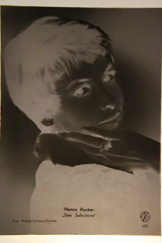 Vintage Glasnegativ Platte Glassnegative Hanna Rucker