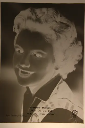 Vintage Glasnegativ Platte Glassnegative Hannelore Heimanns