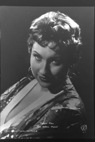 Vintage Glasnegativ Platte Glassnegative Helen Vita