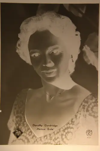 Vintage Glasnegativ Platte Glassnegative Dorothy Dandridge