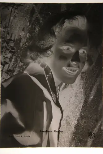 Vintage Glasnegativ Platte Glassnegative Anneliese Kaplan