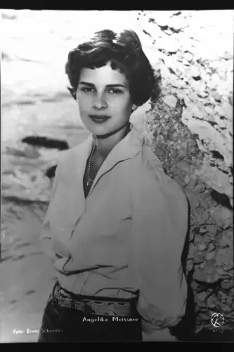 Vintage Glasnegativ Platte Glassnegative Angelika Meissner