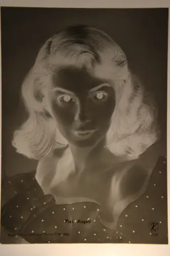 Vintage Glasnegativ Platte Glassnegative Pier Angeli