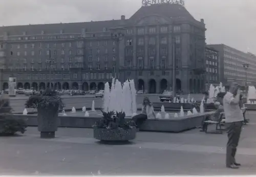 Orig Film Negativ 4x DDR Dresden  Ernst Thaelmann Strasse c1970-72 B14/10/31
