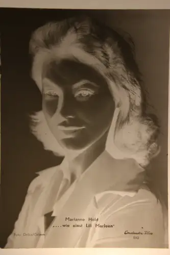 Vintage Glasnegativ Platte Glassnegative Marianne Hold