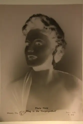 Vintage Glasnegativ Platte Glassnegative Maria Holst