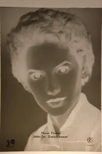 Vintage Glasnegativ Platte Glassnegative Muriel Pavlow