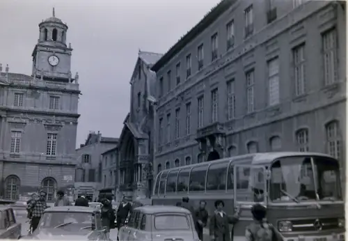 Orig Film Negativ Frankreich Arles - Place de l'Hotel de Ville  1970s B14/11/23